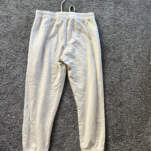James Perse Beige French Terry Sweat Pant - Picture 6 of 7